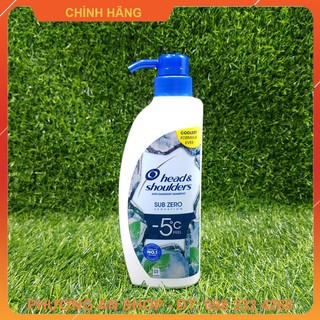 Dầu gội Head & Shoulders Sub Zero - Chai 550ml