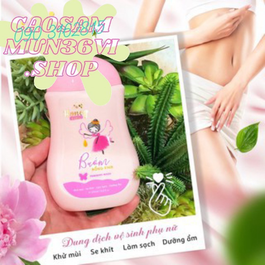 Dung Dich Vệ Sinh Honey Pink - Bướm Hồng Xinh 200ml CHÍNH HÃNG 100%