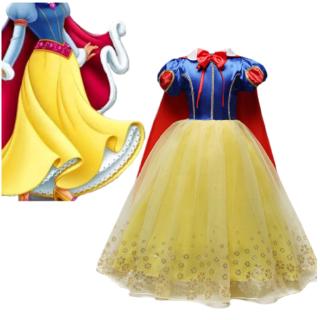 Đầm Công Chúa Bạch Tuyết Cho Bé Gái