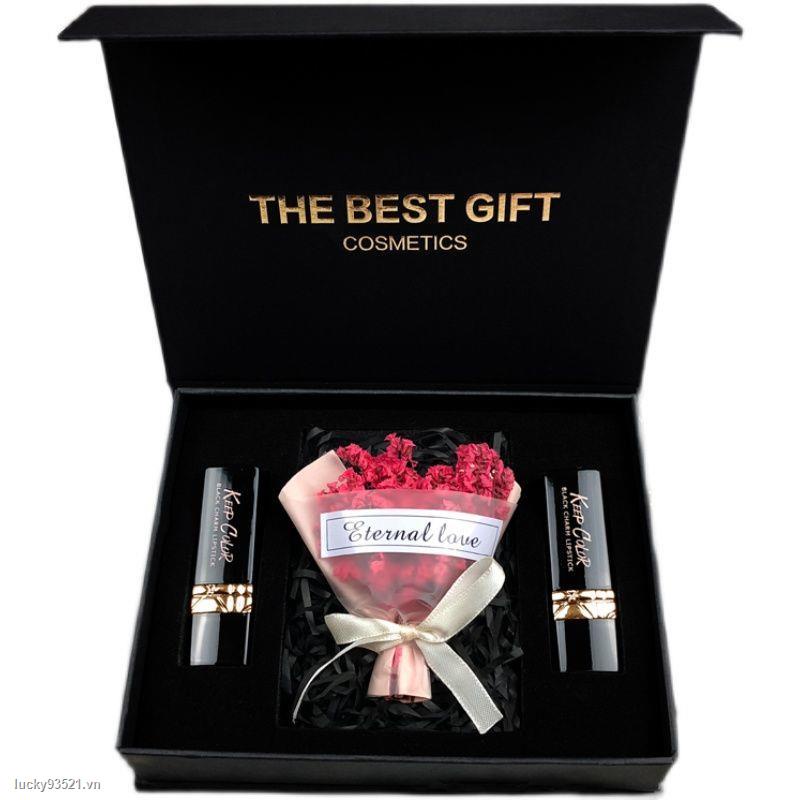 Set son môi làm quà tặng cho bạn gái cho dịp lễ tình nhân / giáng sinh Tanabata 520