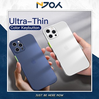 Ốp Lưng Ip Siêu Mỏng Feather Ôm Sát Máy Chống Bám Vân Tay Ip 11 Pro Max 12 Pro Max 13 Pro Max Njoyshop