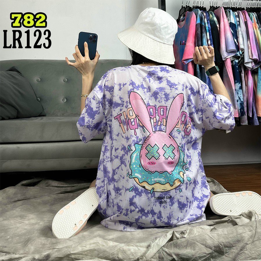 Áo thun loang màu 𝑭𝒓𝒆𝒆𝒔𝒉𝒊𝒑 Áo phông unisex LR34 {nhiều mẫu} vải cotton xượt poli co giãn thấm hút tốt, không xù lông