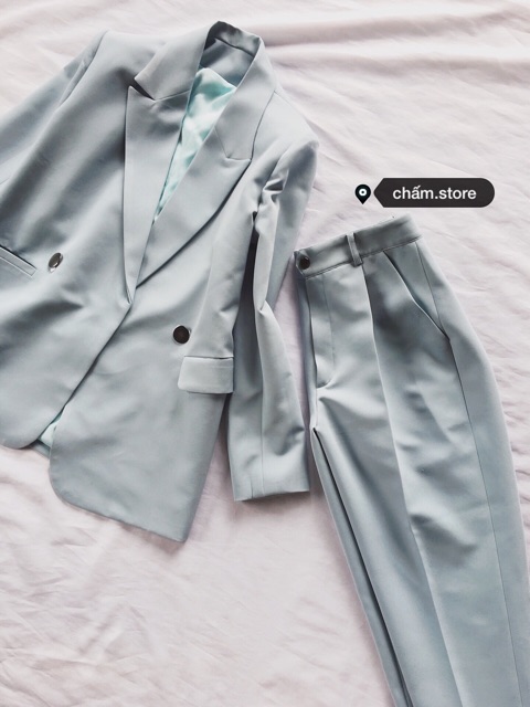 Suit-bộ vest (designedbyChấm)-Chấm tạm dừng làm các mẫu cần thùa khuyết