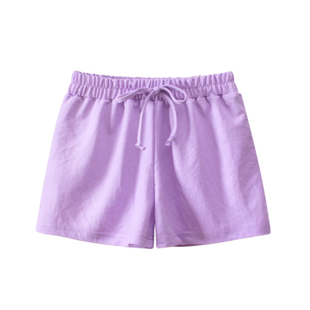 Quần short ngắn cho bé gái chất liệu cotton mềm mại mát tone màu pastel xinh xắn nhiều màu