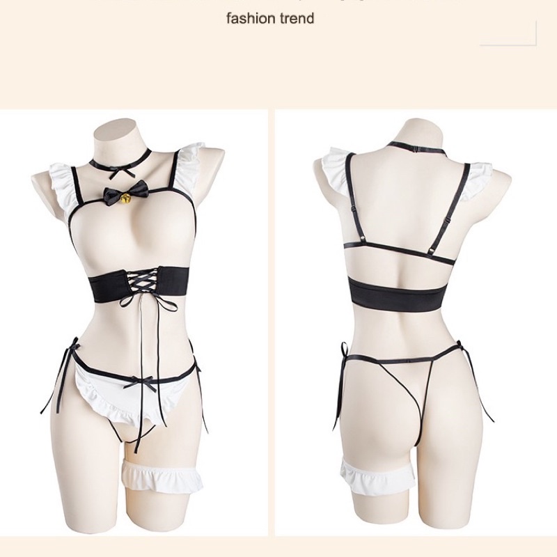 MY9547 Cosplay Nàng Hầu Gái Táo Bạo Sexy • Nội Y Ngủ Mlem Quyến Rũ • Maid Set | BigBuy360 - bigbuy360.vn