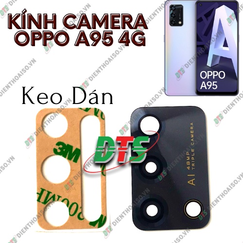 Kính camera oppo a95 5g kèm keo dán