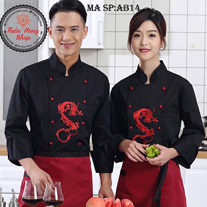 Áo đầu bếp,đồng phục bếp cao cấp giá rẻ