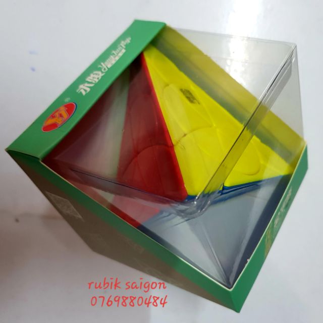 Rubik Moyu Petal pyraminx không viền