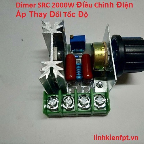 Dimer 2000W 220VAC Điều Chỉnh Điện Áp Thay Đổi Tốc Độ