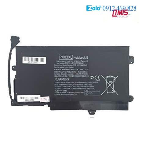 Pin laptop HP Envy Touchsmart 14 M6-K000, PX03XL, TPN-C109 C110 C111 – M6-K000 – 6 CELL