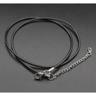 DÂY CHUYỀN DA PU TRƠN KHÔNG MẶT [ FREE SHIP ]