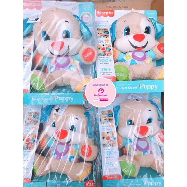 Đồ chơi Cún con phát nhạc Puppy Fisher Price bé trai và bé gái - BAABEELAND