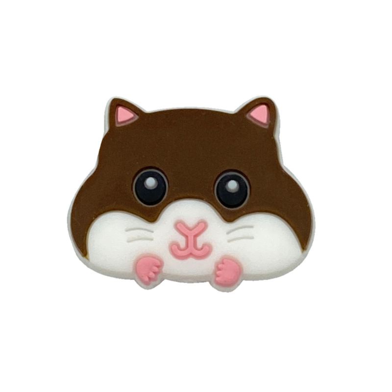 Đồ Chơi Ngậm Nướu Hình Chuột Hamster Bằng Silicone Dành Cho Bé Sơ Sinh