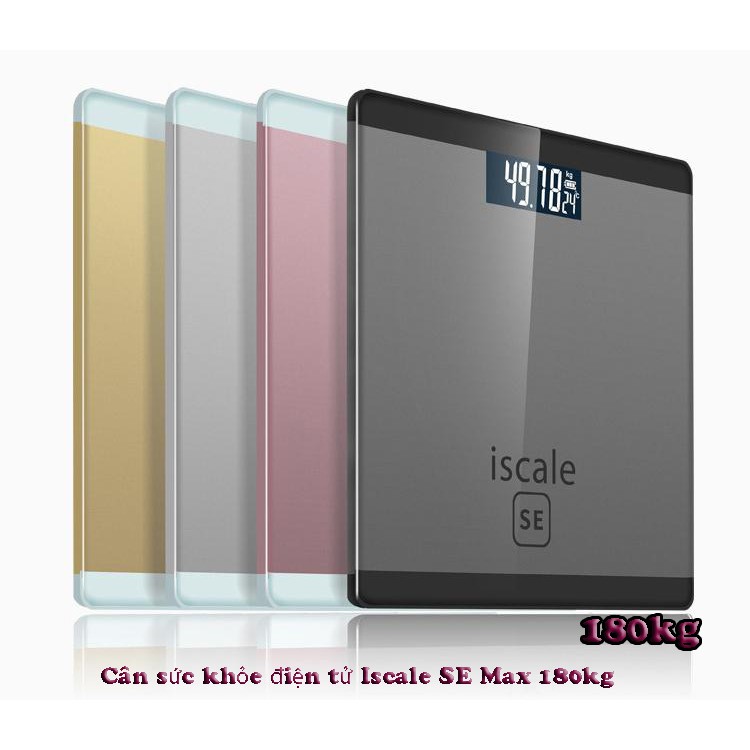 Cân sức khỏe điện tử Iscale SE Max 180kg.kèm pin.loại tốt