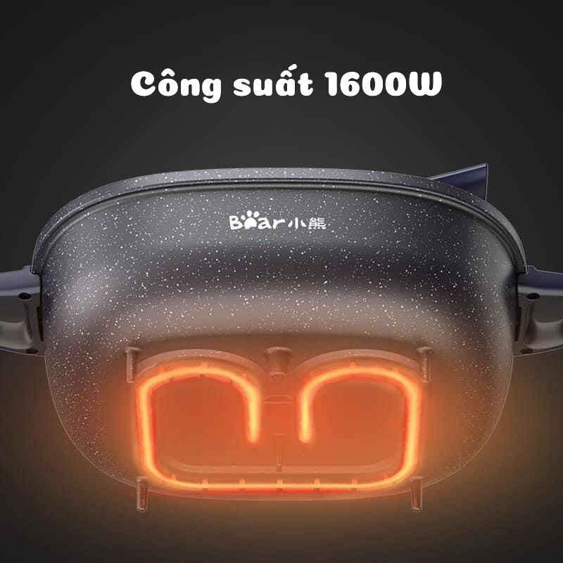 Nồi lẩu đa năng Bear DHG-C60J5 ,dung tích lớn 6l, dùng cho 2-8 người - Genmart Store