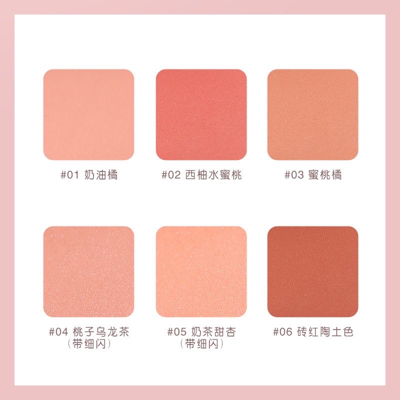 Phấn má hồng Lameila gốm Vitality Blush MeiMei Beauty