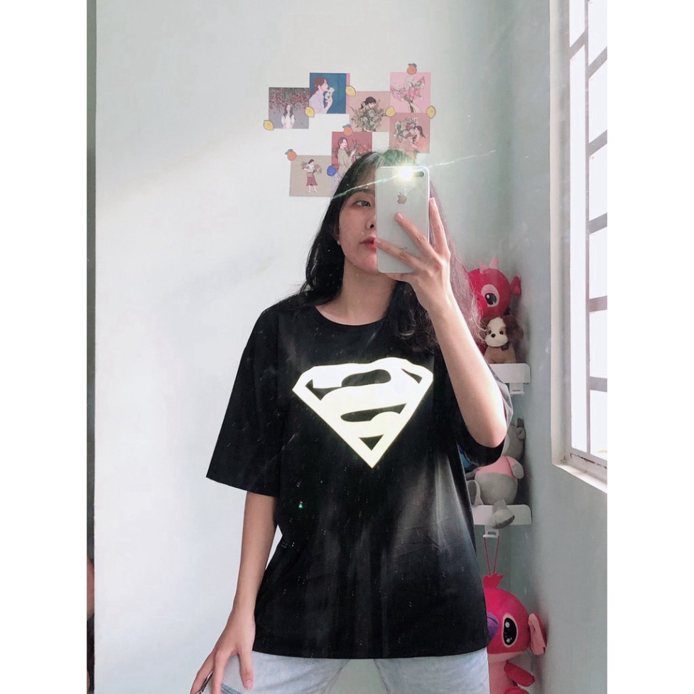Áo Thun Phản Quang Nam,Nữ Superman