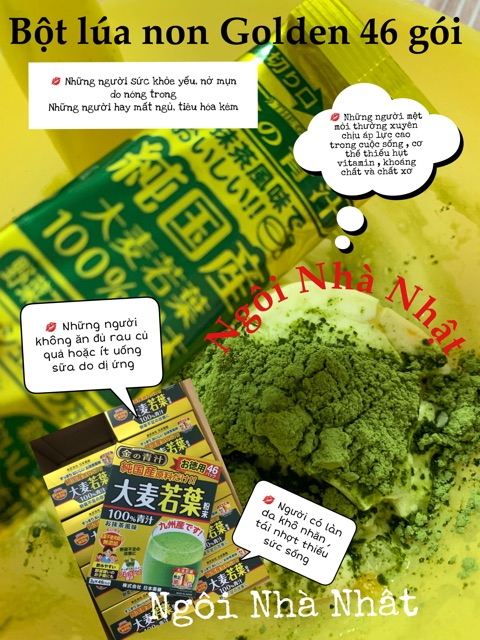 [ Date / 2024] Bột trà lúa non Barley_Golden_46 gói - Hàng nội địa Nhật 👍🏻 | BigBuy360 - bigbuy360.vn