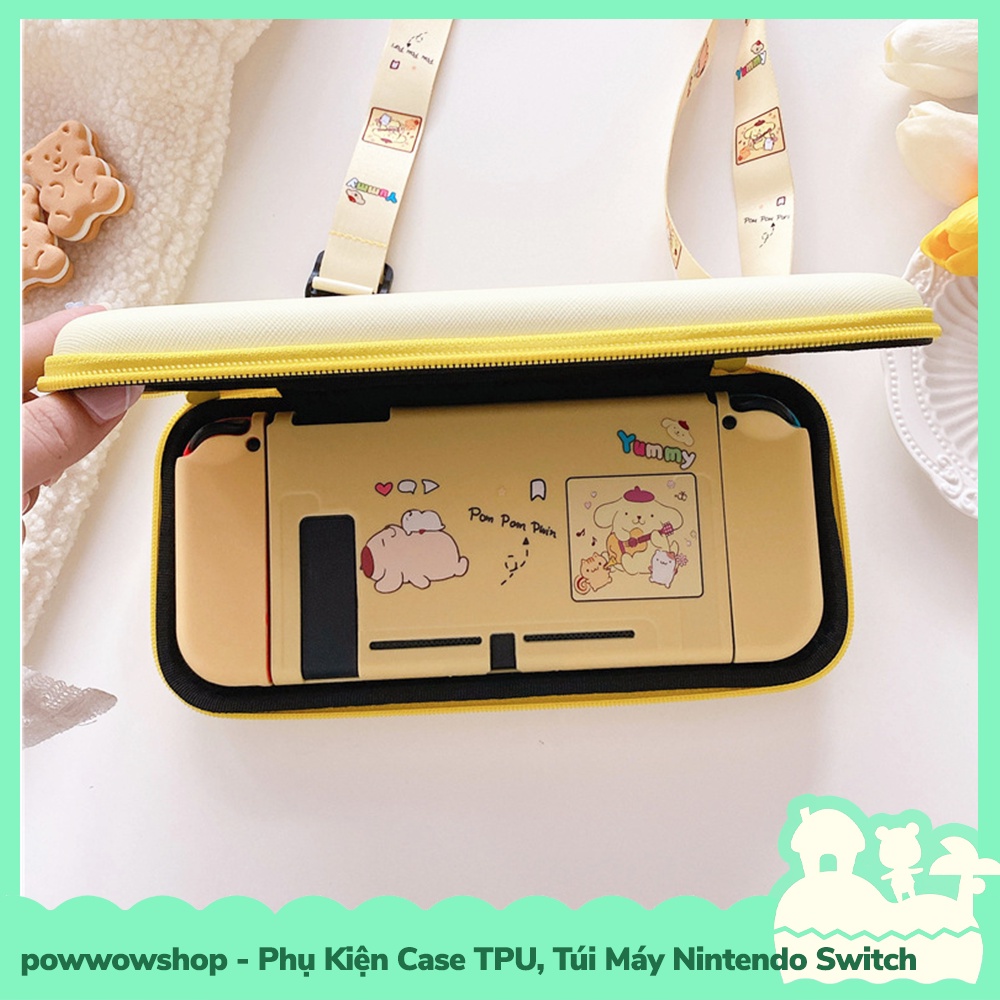 [Sẵn VN - Hỏa Tốc] Phụ Kiện Case Ốp TPU Dẻo, Túi Đựng Máy Cho Máy Game Cầm Tay Nintendo Switch Pompom Cat &amp; Purin