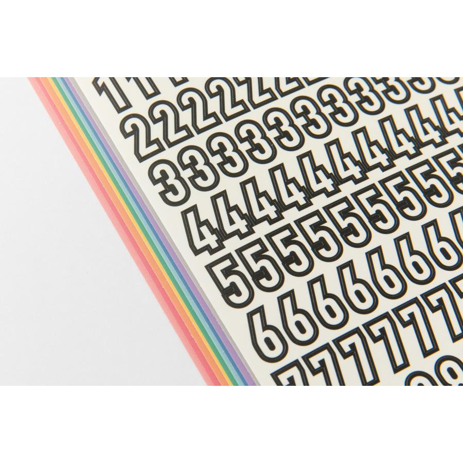 Set 10 Tấm Sticker ARTBOX Hàn Quốc Hình Chữ Số Màu Sắc Đa Dạng