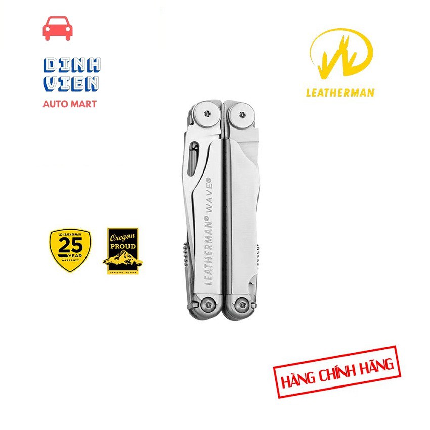 [ NHẬP KHẨU] Kìm Đa Năng Leatherman Wave 17Tools Hoàn hảo cho bất kỳ công việc nào, phiêu lưu mạo hiểm hoặc dã ngoại