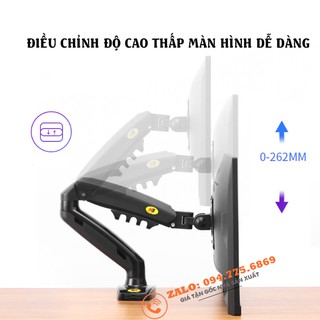 Giá Treo Màn Hình Máy Tính NB F80 17 - 30 Inch - Giá Đỡ Màn Hình F80 Máy Tính Gắn Bàn