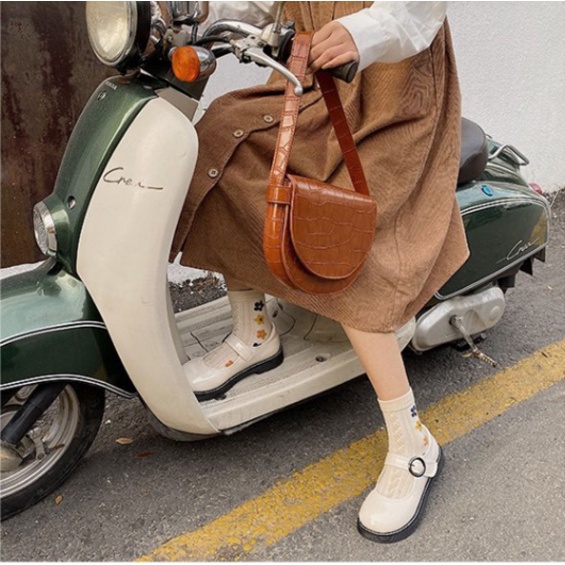 Giày Lolita Nữ Đế Bằng 3cm Giày OXFORD Cao Cấp Phong Cách Vintage   MJ02-Molita