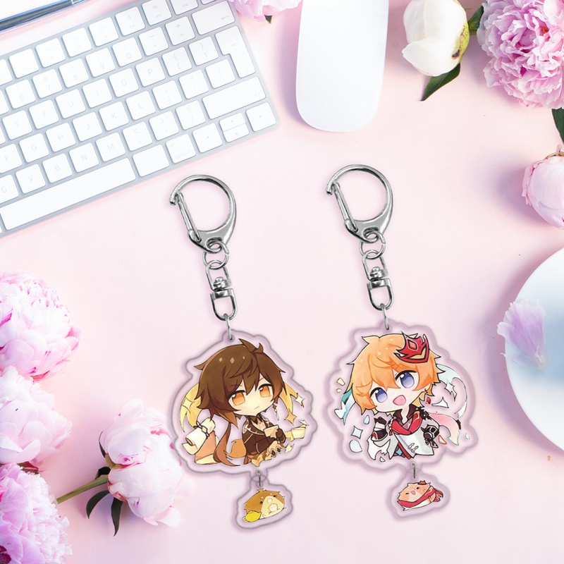 Tmdbyx Móc Khóa Hình Nhân Vật Anime Genshin Dễ Thương