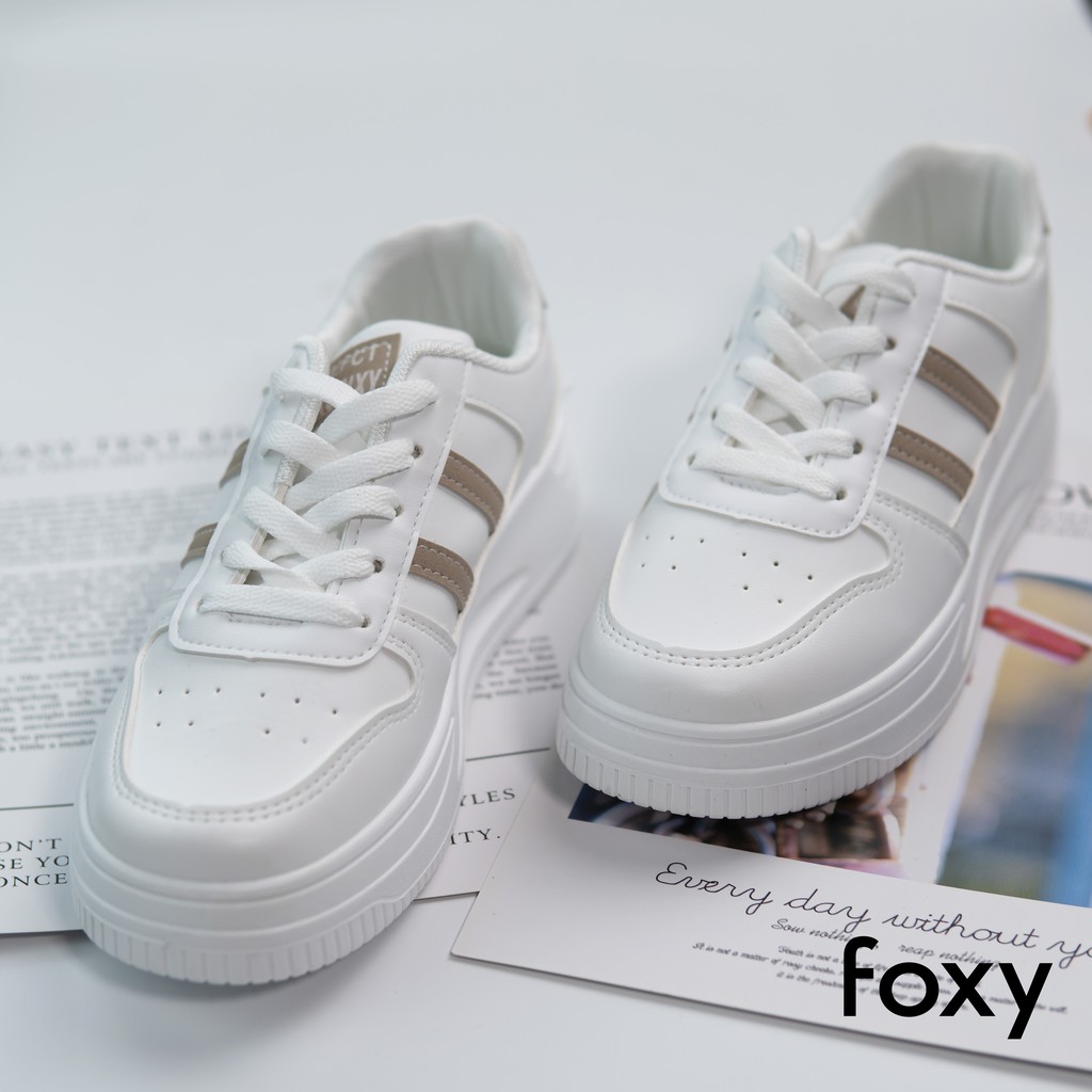 Giày Thể Thao Sneaker Nữ FOXY Form Basic Đế Bằng Cổ Thấp - FOX003