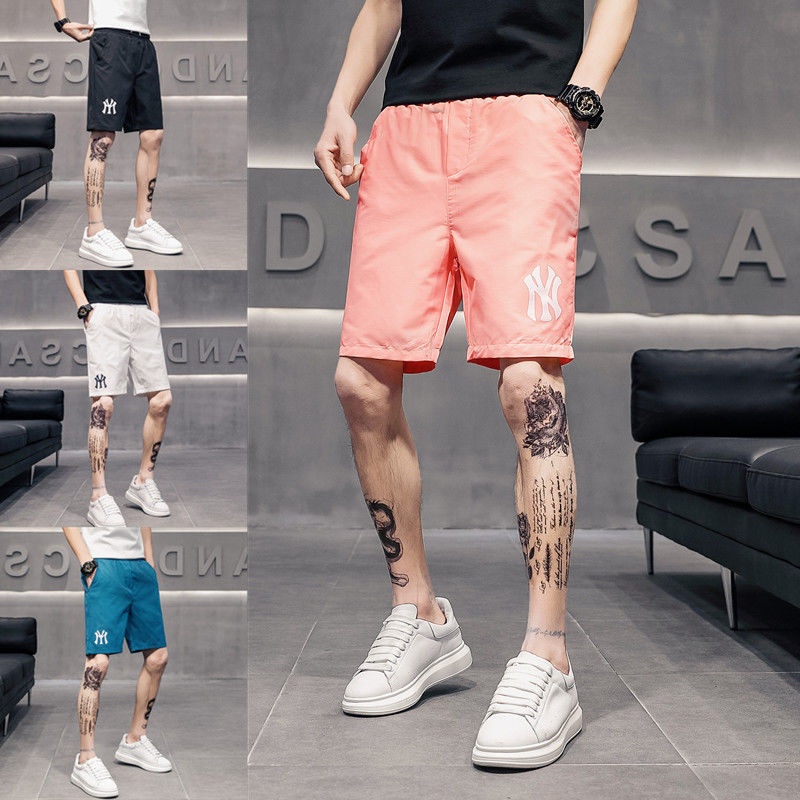 Quần Short Đi Biển Chất Liệu Lụa Lạnh Nhanh Khô Thời Trang Cho Nam