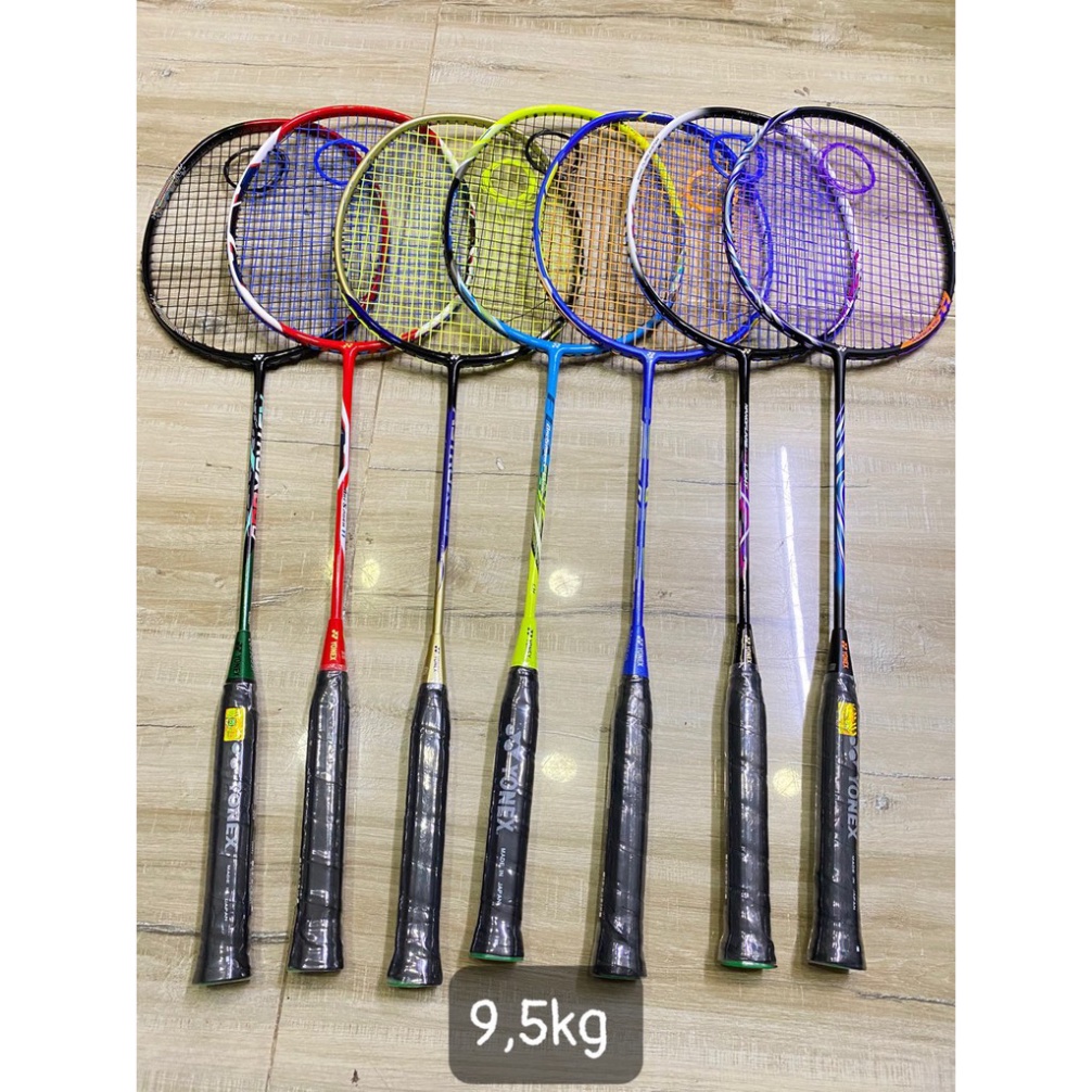 Vợt cầu lông Yonex cao cấp 100% Full Cacbon đan dây tốt BG65 lực căng 10kg tặng quấn vợt và bao vợt chuẩn thi đấu