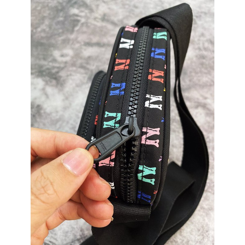 Túi đeo chéo minibag NY M.L.B Monogram Rainbow XUẤT DƯ FULL TEM TAG