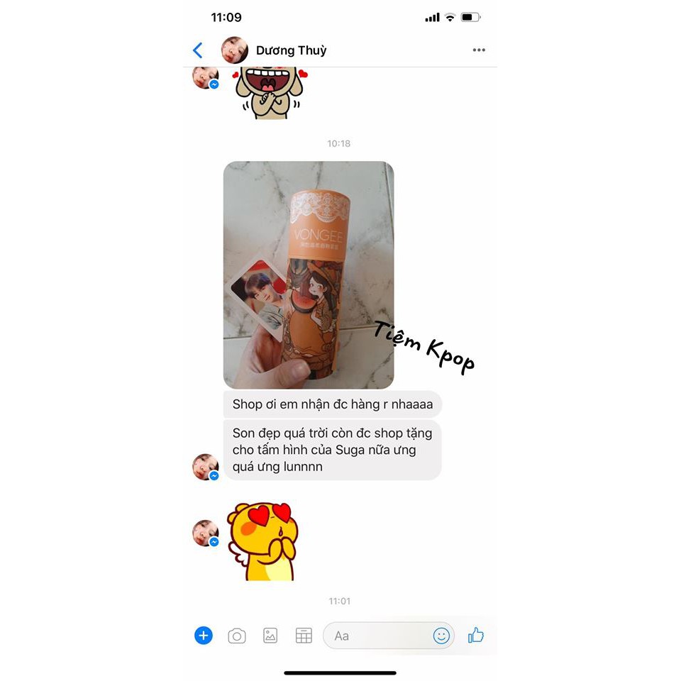 Set 5 thỏi son Vongee chính hãng nội địa Trung