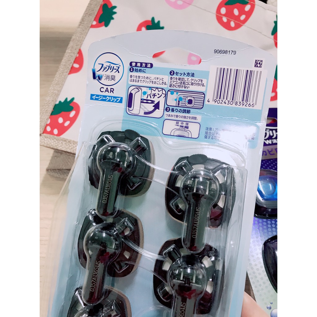 Nước Hoa Ô Tô Febreze Cao Cấp Kẹp Cửa Gió Điều Hòa Xe Hơi Febreze Car Vent Air Freshener