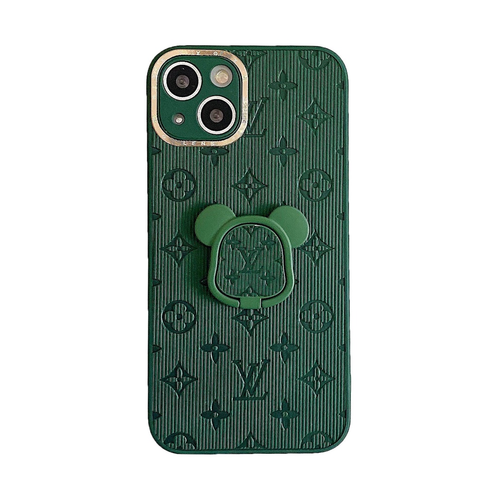 Ốp điện thoại da in hoạ tiết LV cho iphone 13 12 11 Pro Max X XS XR Xs MAX 7 8 plus