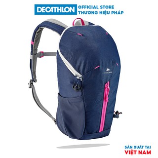 [Mã FAMALLT5 giảm 15% đơn 150K] Balo Thể Thao QUECHUA MH100 Leo Núi Dã Ngoại 10 Lít - Xanh Hồng