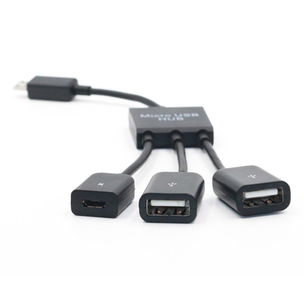 Dây cáp OTG chia cổng Micro USB cho điện thoại Android