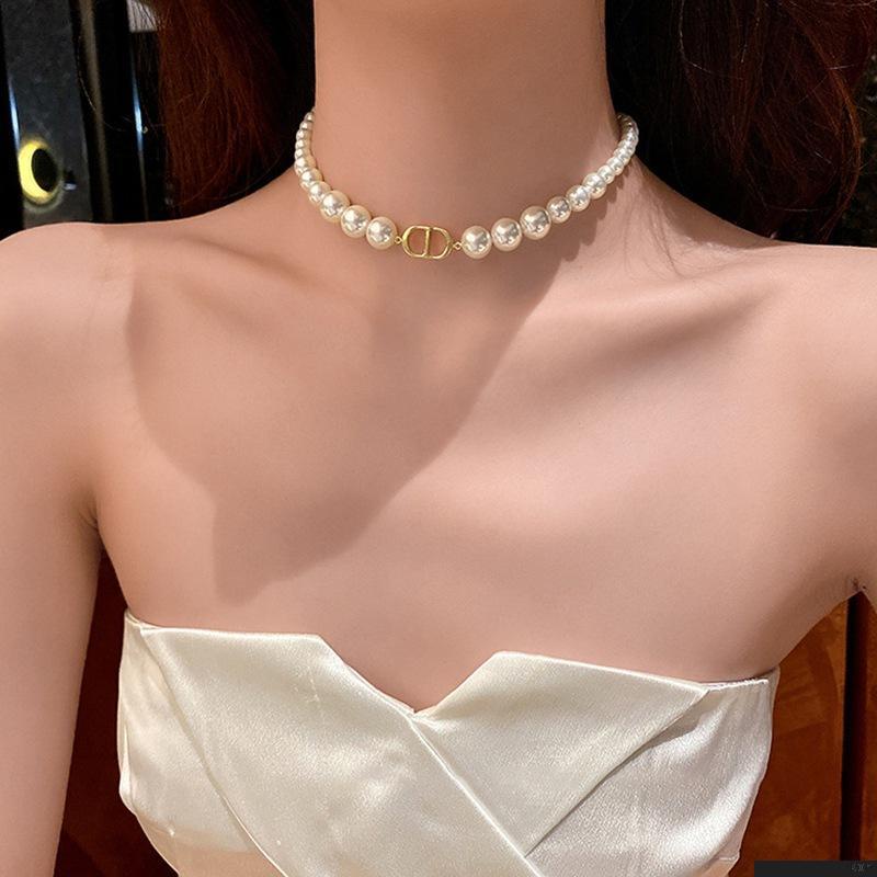 Vòng cổ ngọc trai nhân tạo thời trang