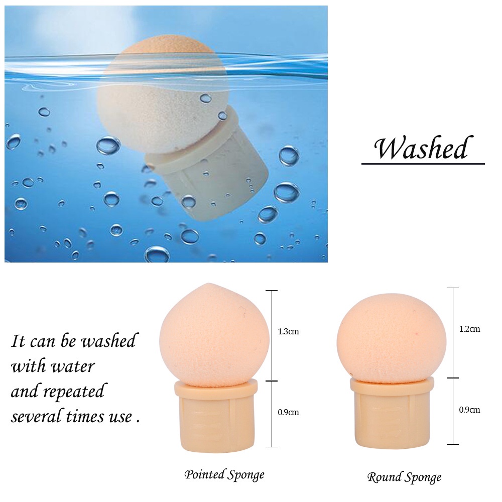 Bút Hai Đầu Mút Xốp Không Lem Màu Sắc Kim Cương Dùng Để Trang Trí Móng Nghệ Thuật