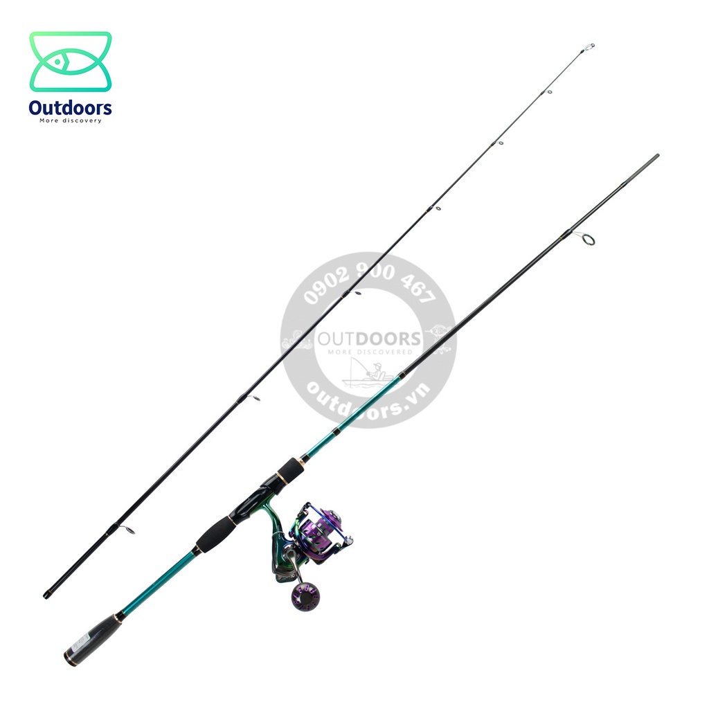 Combo Cần câu máy KW Explorer Lure S M và Máy câu đứng Pioneer Chameleon CML đủ size