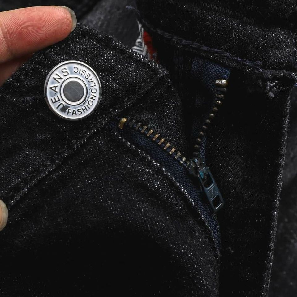 Quần Jean nam Quảng Châu màu đen bền đẹp cực chất form chuẩn J001 | BigBuy360 - bigbuy360.vn