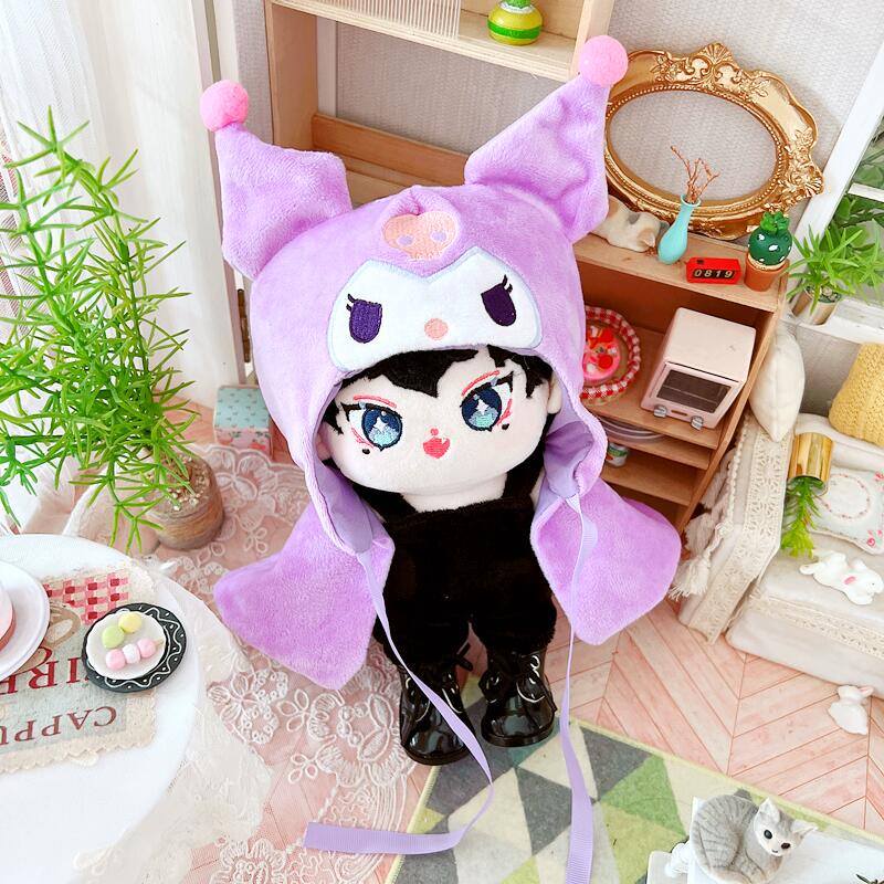 Outfit doll 20cm áo choàng Kuromi