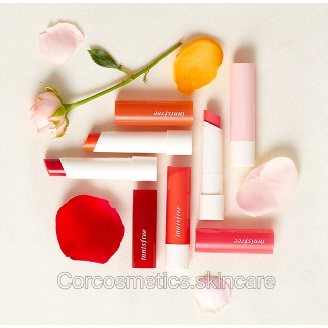 Son Dưỡng Môi Có Màu  Glow Tint Lip Balm Innisfree