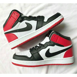 Giày Jordan Air Cao Cổ Đen Gót Đỏ