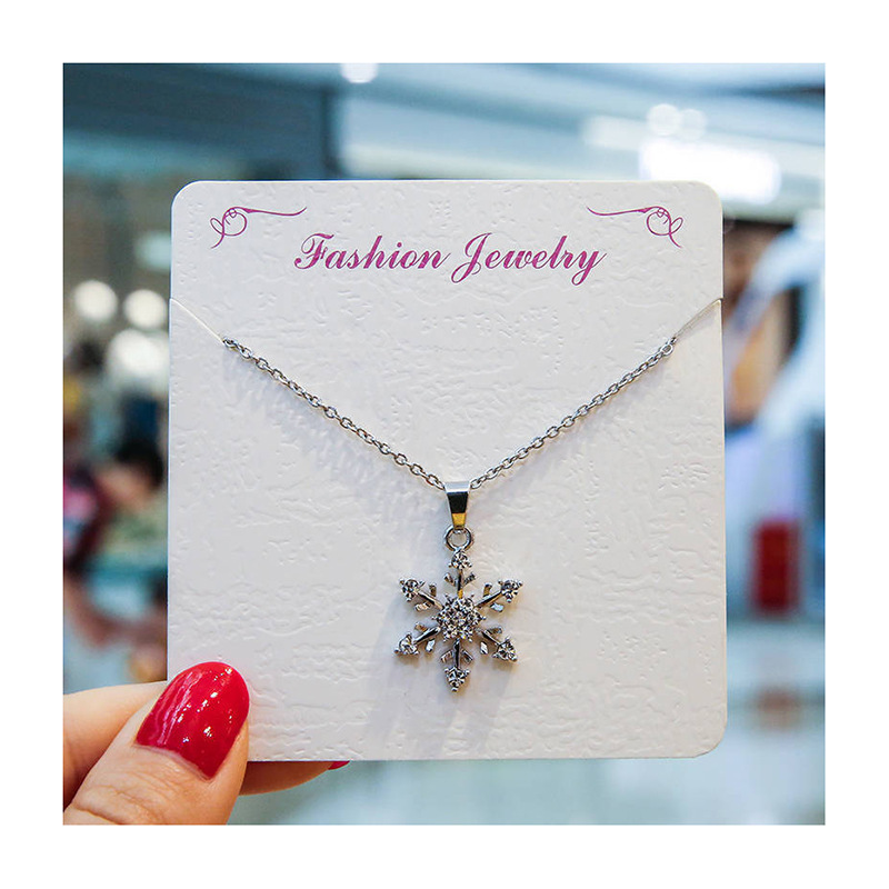 Vòng cổ Mặt Bông Tuyết / Gấu / Thiên Nga / Thiên Nga / Thiên Nga / Hươu Màu Đen Thời Trang Cho Nữ 2021