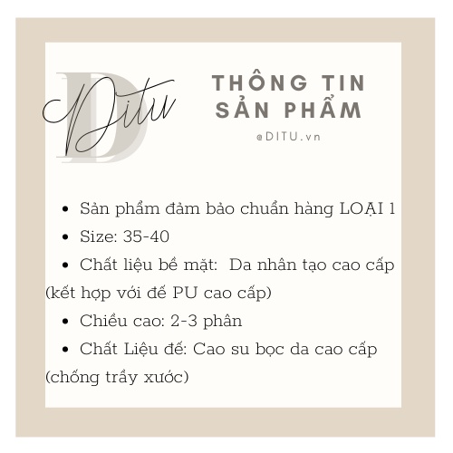 Dép Lê Nữ Quai Ngang Nhún Da - Dép Nữ Hở Mũi