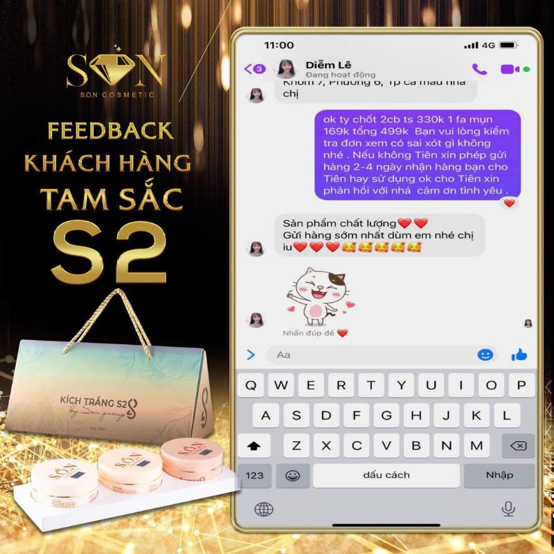 Combo Kích Trắng Body Tam Sắc S2 Chính Hãng