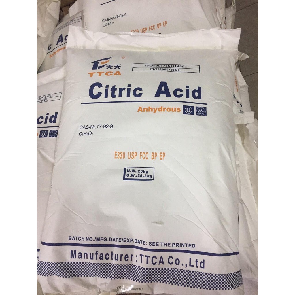 Axit chanh (axit citric) anhydrous - 1kg