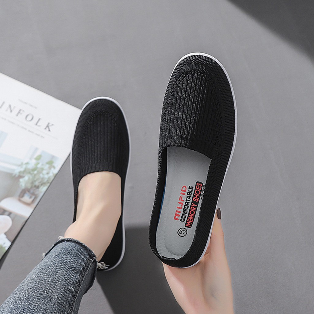 Giày Lười Xinh Siêu Nhẹ - Siêu Mềm - Siêu Thoáng 3 Màu Đen, Be, Ghi Đủ Size 35-41 Cho Các Nàng Lựa Chọn SHOP HAMI G23 | BigBuy360 - bigbuy360.vn