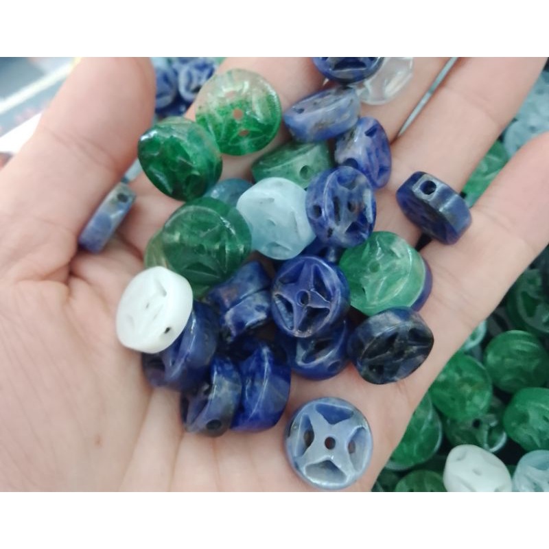 Đồng điếu đá thanh tẩy năng lượng kích hoạt tài lộc có nhiều màu lựa chọn